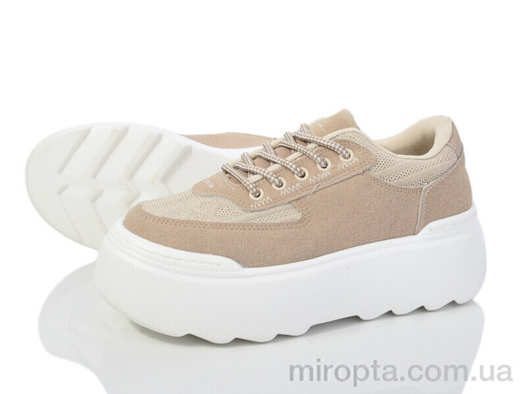 Кросівки 197-178 beige р: 36-41, в упаковці: 8 пар, купити тільки гуртом - 969286