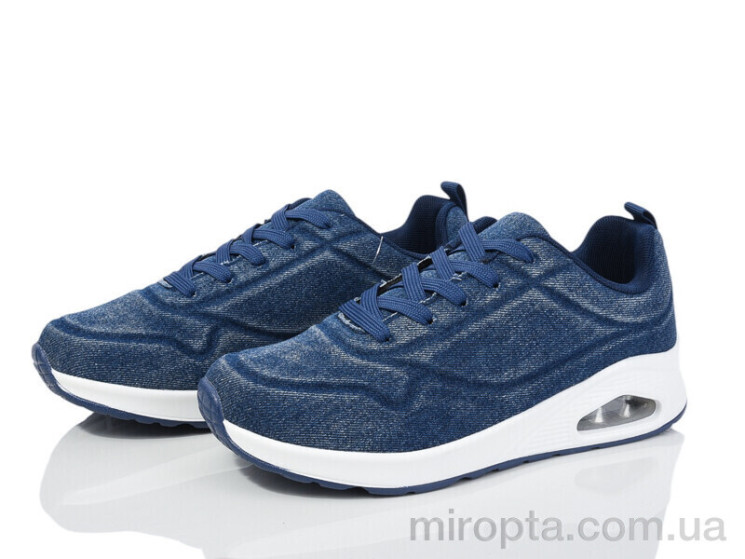 Кросівки 20-1075-2 d.blue р: 36-41, в упаковці: 8 пар, купити тільки гуртом - 980367