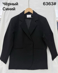 Піджак шкільний дитячий, трикотаж, м.6363 (розмір: 130-170), 2 кольори, в упаковці 5 штук №346434