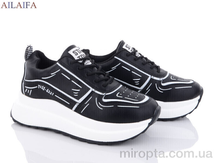 Кросівки F61 black піна р: 36-41, в упаковці: 6 пар, купити тільки гуртом - 1211108