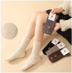 Шкарпетки жіночі, кашемір (р. 36-41 ), мікс кольорів, в упаковці 10 пар №348672