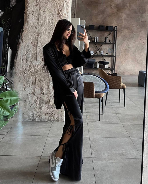 Костюм жіночий, шовк, м. 1383 (р: 42-44, 46-48) №712381 - BestFashion RZ6220 м. 1383