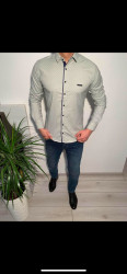 Сорочка No Brand р M-3XL Чоловіча S900 beige