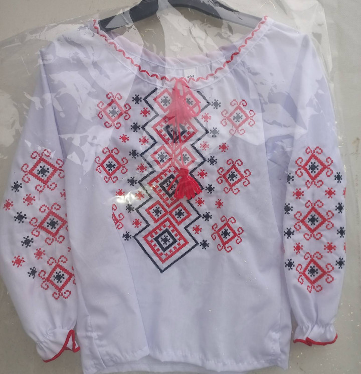 Вишиванка дитяча (Розмір: зріст 140-164 см) дівчинка №820827 - UA SE1005