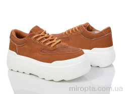 Кросівки 197-178 brown р: 36-41, в упаковці: 8 пар, купити тільки гуртом
