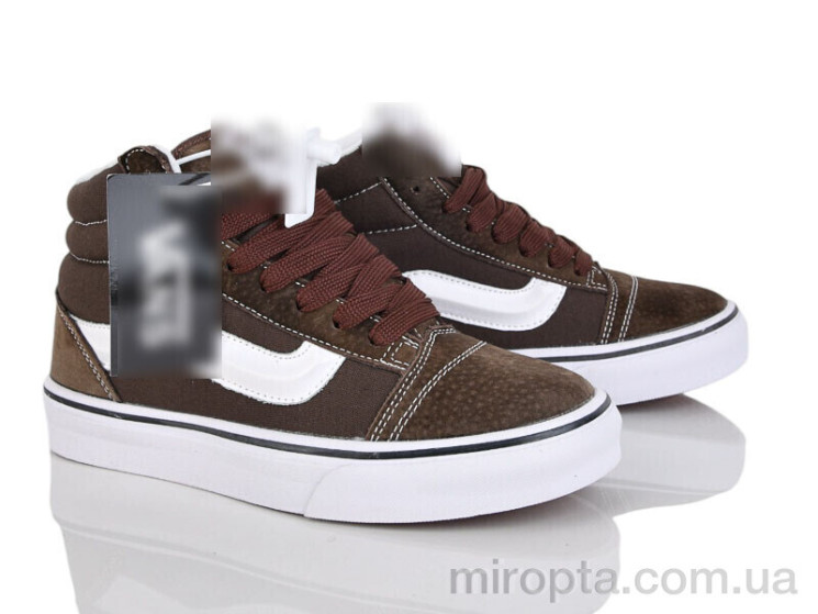 Кеди HD85(B2599) coffee р: 36-41, в упаковці: 8 пар, купити тільки гуртом - 1120639