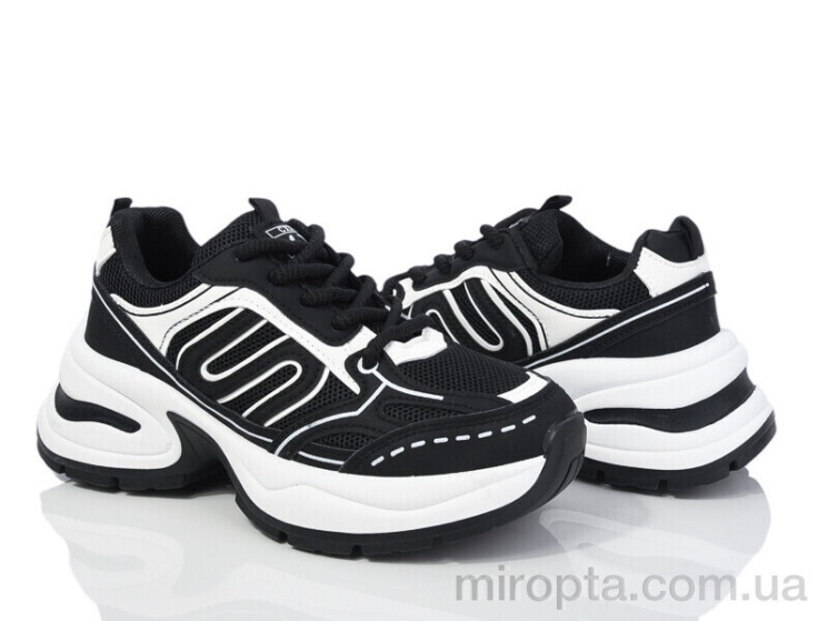 Кросівки 20-1068-1 black р: 36-41, в упаковці: 8 пар, купити тільки гуртом - 980368