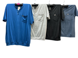 Футболка чоловіча, трикотаж, м.14В2 (розмір: 9XL-11XL ), мікс кольорів, в упаковці 5 штук №341651