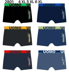 Труси чоловічі м.2801 (розмір: 4XL-6XL) мікс кольорів в упаковці 12 штук №761131