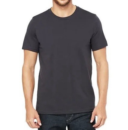 Чоловіча футболка #1881 на літо (р: 50-58), в упаковці 5 шт. сірого кольору №529148 - Riza