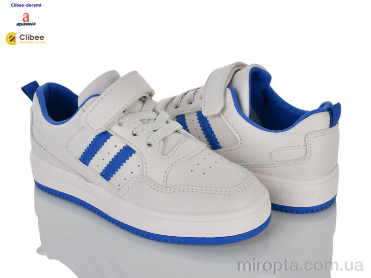 Кросівки FG23-2 white-blue р: 31-36, в упаковці: 6 пар, купити тільки гуртом - 1197587