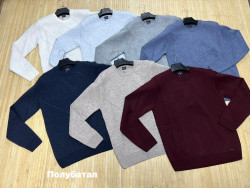 Светр чоловічий, в'язка (р: L,XL,2XL) 7 кольорів, в упаковці 3 шт. №378521