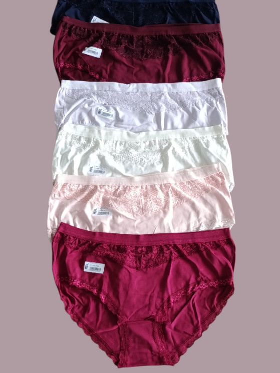 Труси жіночі, комбінований (р. 3XL ), мікс кольорів, в упаковці 12 шт. №343647 - Karahan HR1930