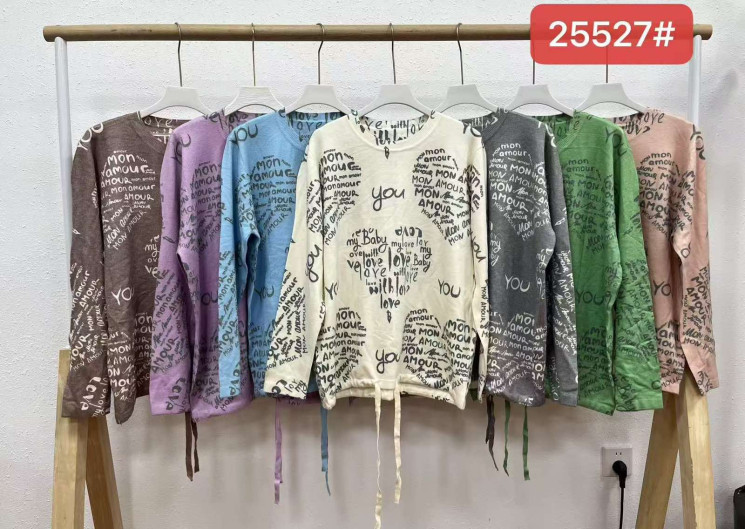 Светр жіночий кашемір м. 25527 (р.50-54) мікс кольорів в упаковці 3 штуки №757592 - Smile RZ 4457
