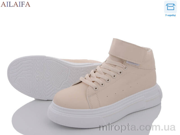 Кросівки A08 beige р: 36-41, в упаковці: 8 пар, купити тільки гуртом - 1199404