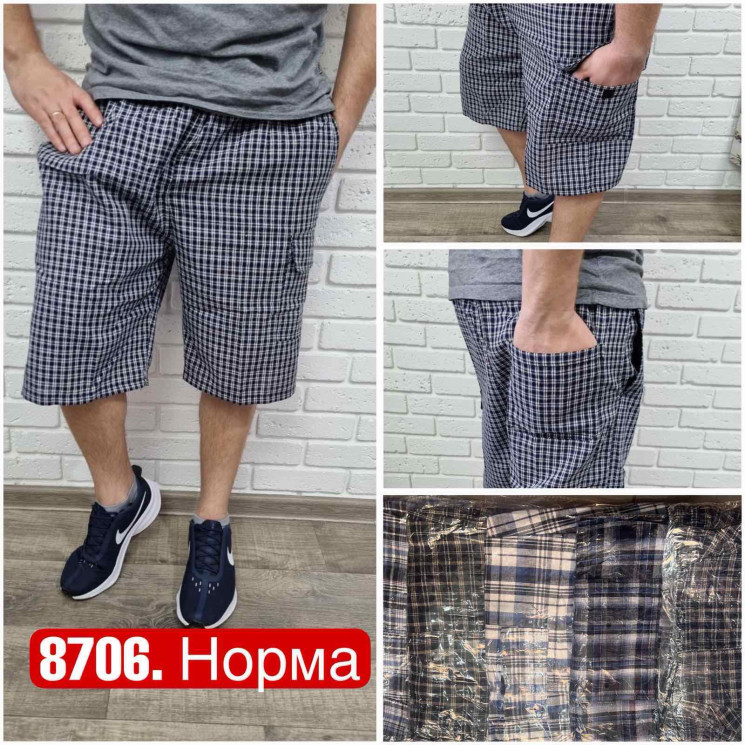 Бриджі чоловічі "8706" трикотаж (р: 48-56) мікс кольорів, в упаковці 5 шт. №383135 - Kelly ZL407
