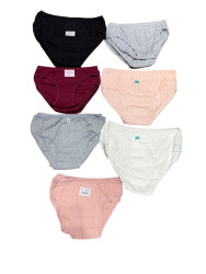 Труси жіночі, котон (р. 4XL ), 5 кольорів, в упаковці 12 шт. №336868