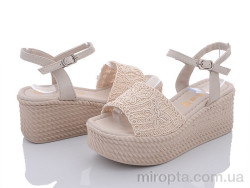 Босоніжки 15003 beige р: 36-40, в упаковці: 8 пар, купити тільки гуртом
