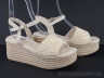 Босоніжки 15003 beige р: 36-40, в упаковці: 8 пар, купити тільки гуртом - 647328