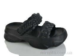 Босоніжки 7009 black р: 35-41, в упаковці: 6 пар, купити тільки гуртом