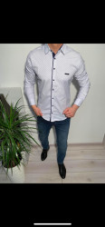 Сорочка No Brand р M-3XL Чоловіча S901 white