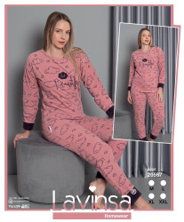 Костюм домашній жіночий "20567" рубчик, фліс (р: M,L,XL,2XL) в упаковці 4 шт. №361243