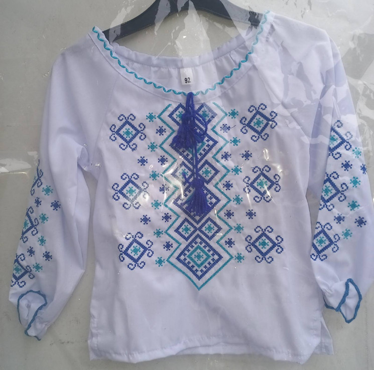 Вишиванка дитяча (Розмір: зріст 140-164 см) дівчинка №820828 - UA SE1005
