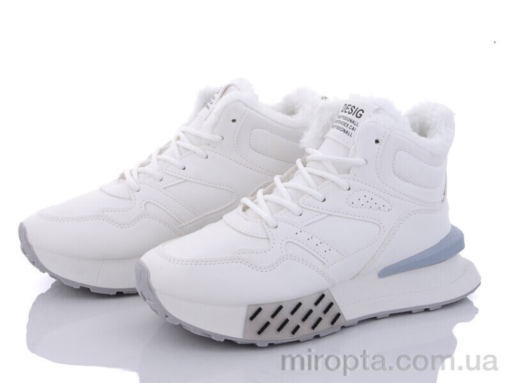 Черевики 178-40 white р: 36-41, в упаковці: 8 пар, купити тільки гуртом - 897648