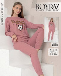 Піжама жіноча, кашемір, м.23012 (Р: М-XL ), в упаковці 4 штуки №320410