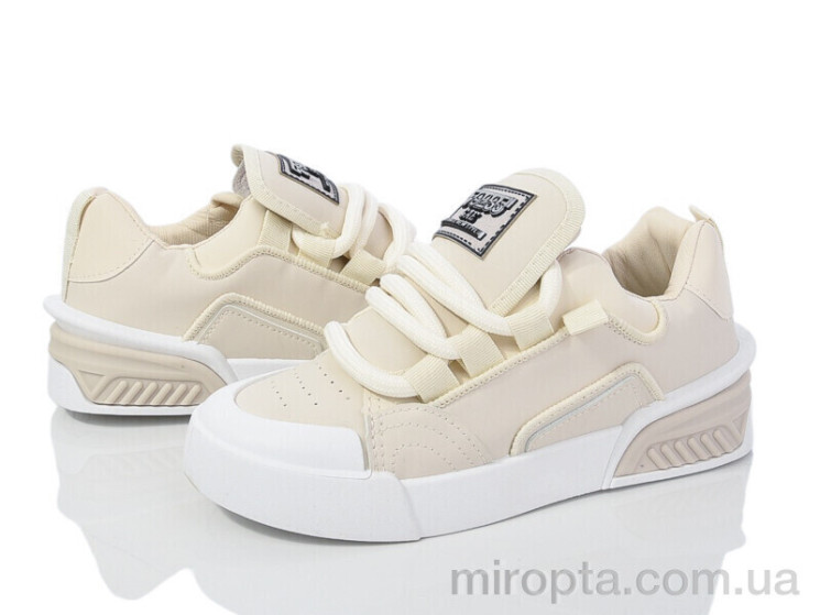Кросівки 143-47 beige р: 36-41, в упаковці: 8 пар, купити тільки гуртом - 969293