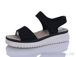 Босоніжки 181 black р: 37-41, в упаковці: 8 пар, купити тільки гуртом