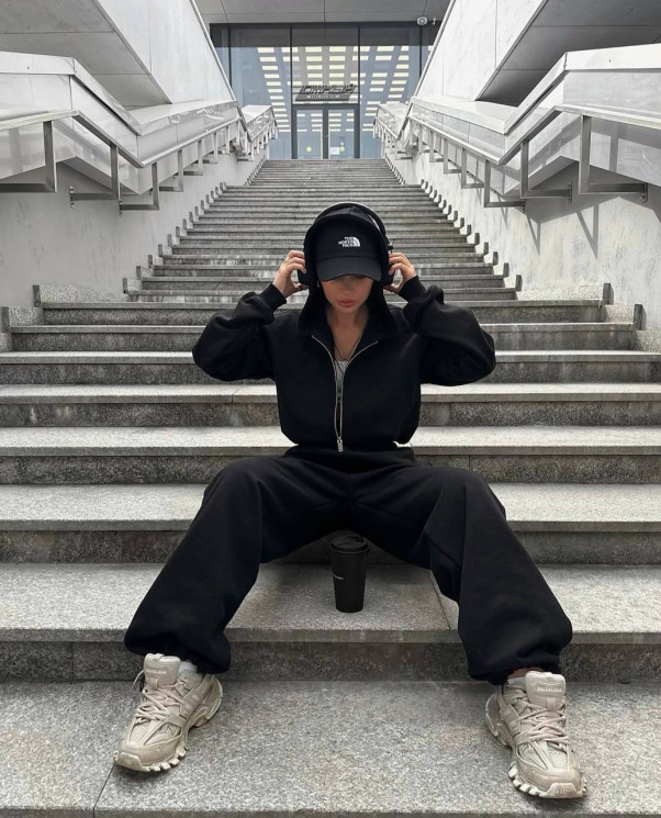 Костюм жіночий, трьохнитка на флісі, м. 1572 (р: 42-46, 48-50) №707709 - BestFashion RZ6220 м. 1572