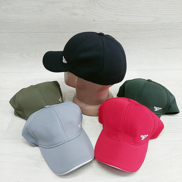 Бейсболка чоловіча "Reebok" кукурудза (р: S,M,L) мікс кольорів, в упаковці 5 шт. №382326 - Ventil SE 939