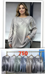 Кофта жіноча кашемір м.750 (р.54-58) мікс кольорів в упаковці 5 штук №763983