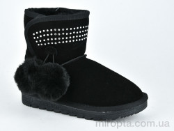 Уги W1-103-2 black р: 33-37, в упаковці: 8 пар, купити тільки гуртом