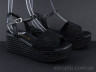 Босоніжки 15003 black р: 36-40, в упаковці: 8 пар, купити тільки гуртом - 647329