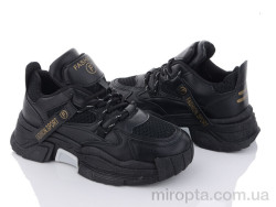 Кросівки 182-10 black р: 36-41, в упаковці: 8 пар, купити тільки гуртом