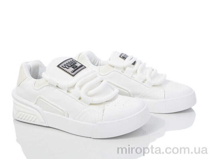Кросівки 143-47 white р: 36-41, в упаковці: 8 пар, купити тільки гуртом - 969294