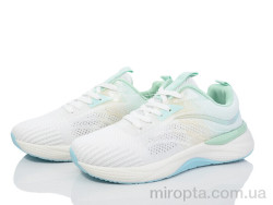 Кросівки 149-59 white-green р: 36-41, в упаковці: 8 пар, купити тільки гуртом