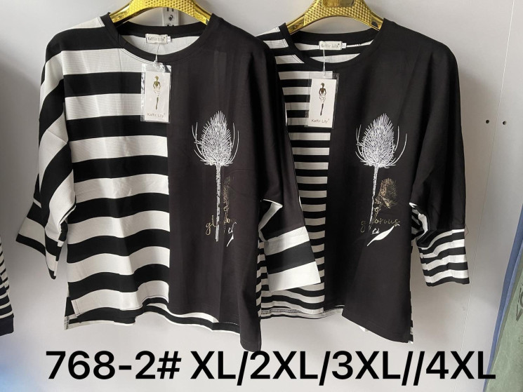 Светр жіночий, трикотаж, м.768-2 (р. XL-4XL ), в упаковці 4 штуки №332005 - 