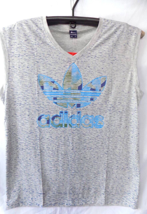 Майка чоловіча батал (Розмір: 5XL-8XL) "Adidas" в упаковці 5 штук різного кольору №822004 -  NikolayNolen SE2152
