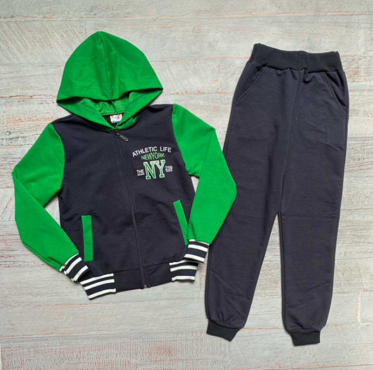 Костюм Спорт No Brand р 128-152 Підліток 2111 green підліток - Atletik WE1142
