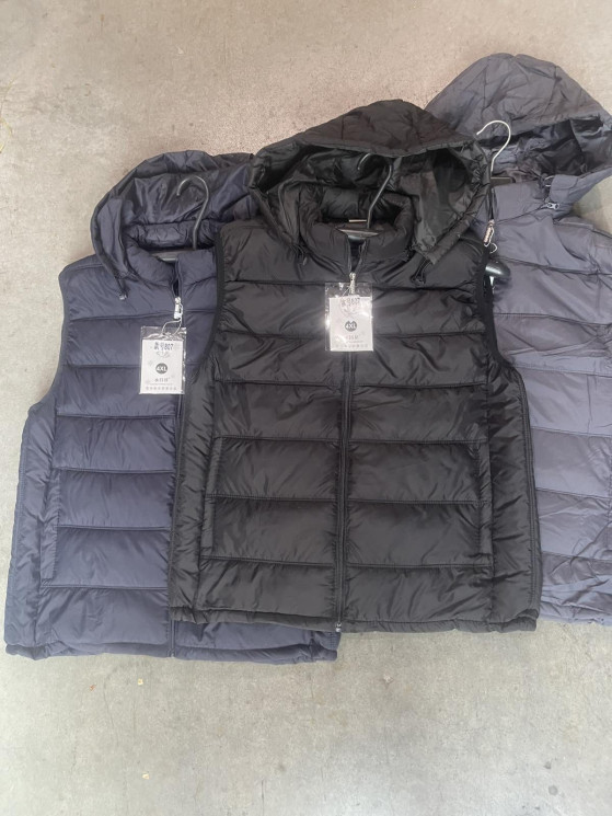Жилетка чоловіча, плащівка/синтепон, м.807 (Розмір: 3XL-6XL), 3 кольори, в упаковці 4 штуки №333661 - 