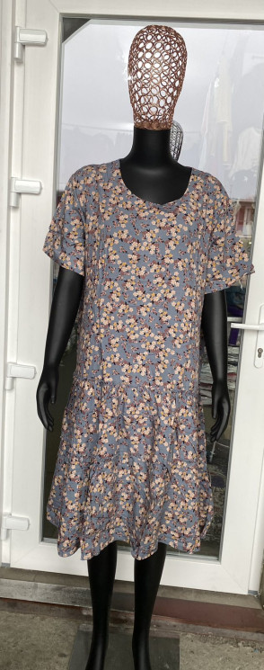 Сукня жіноча, штапель, м.1992 (р. 2XL, 3XL, 4XL, 5XL ), мікс кольорів, в упаковці 4 шт. №326199 - Ekaterina