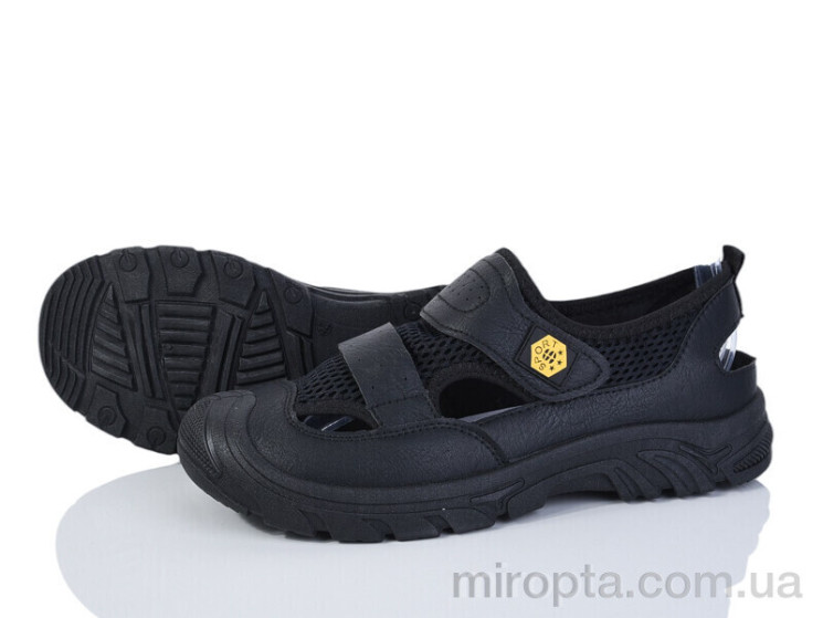 Кросівки Y307 black р: 40-45, в упаковці: 8 пар, купити тільки гуртом - 1052034