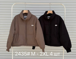 Куртка жіноча, плащівка, синтепон, м.2435 (розмір: M-XXL ), 2 кольори, в упаковці 4 штуки №346814
