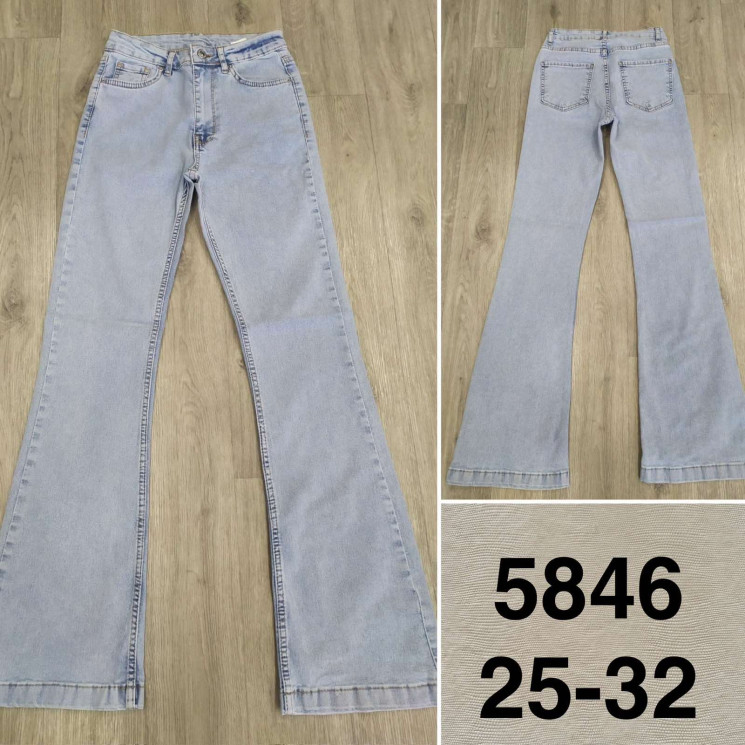 Джинси жіночі Іспаньелка , м. 5846,  (р: 25-32) в упаковці 7 шт. №750548 - UNO2Uva SER1864