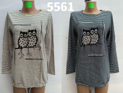 Кофта жіноча "5561" (р: 50-56) 2 кольори, в упаковці 4 шт. №373361