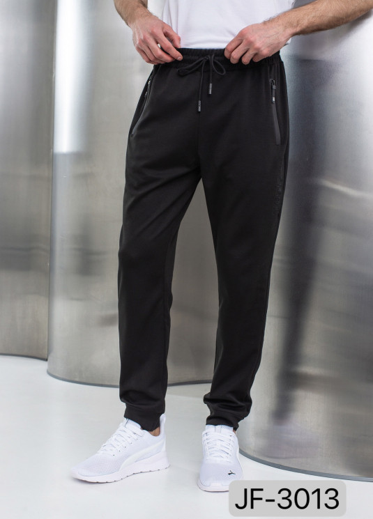Штани чоловічі "3013" трикотаж/лакоста (Розмір: L-4XL) 3 кол в уп 5 шт №160957 - 