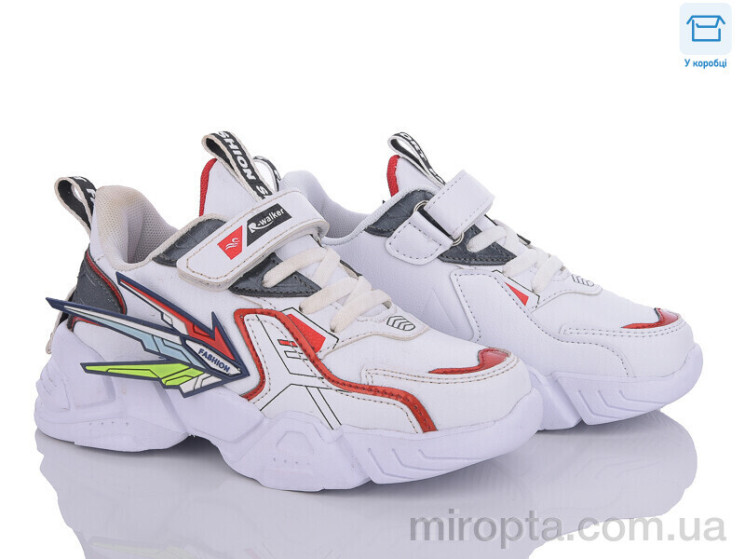 Кросівки A6203-3 white р: 25-30, в упаковці: 8 пар, купити тільки гуртом - 912078